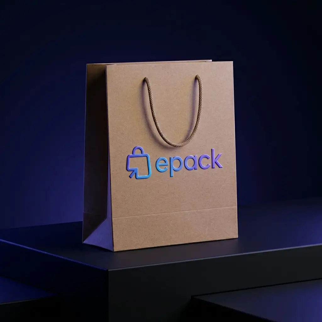 Bolsa liner personalizada con asa yute de apariencia artesanal